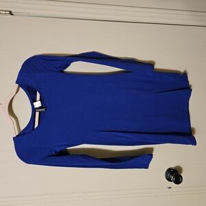 Cobalt Blue Long Sleeve Dress